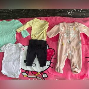 Preemie + Newborn Babygirl Set